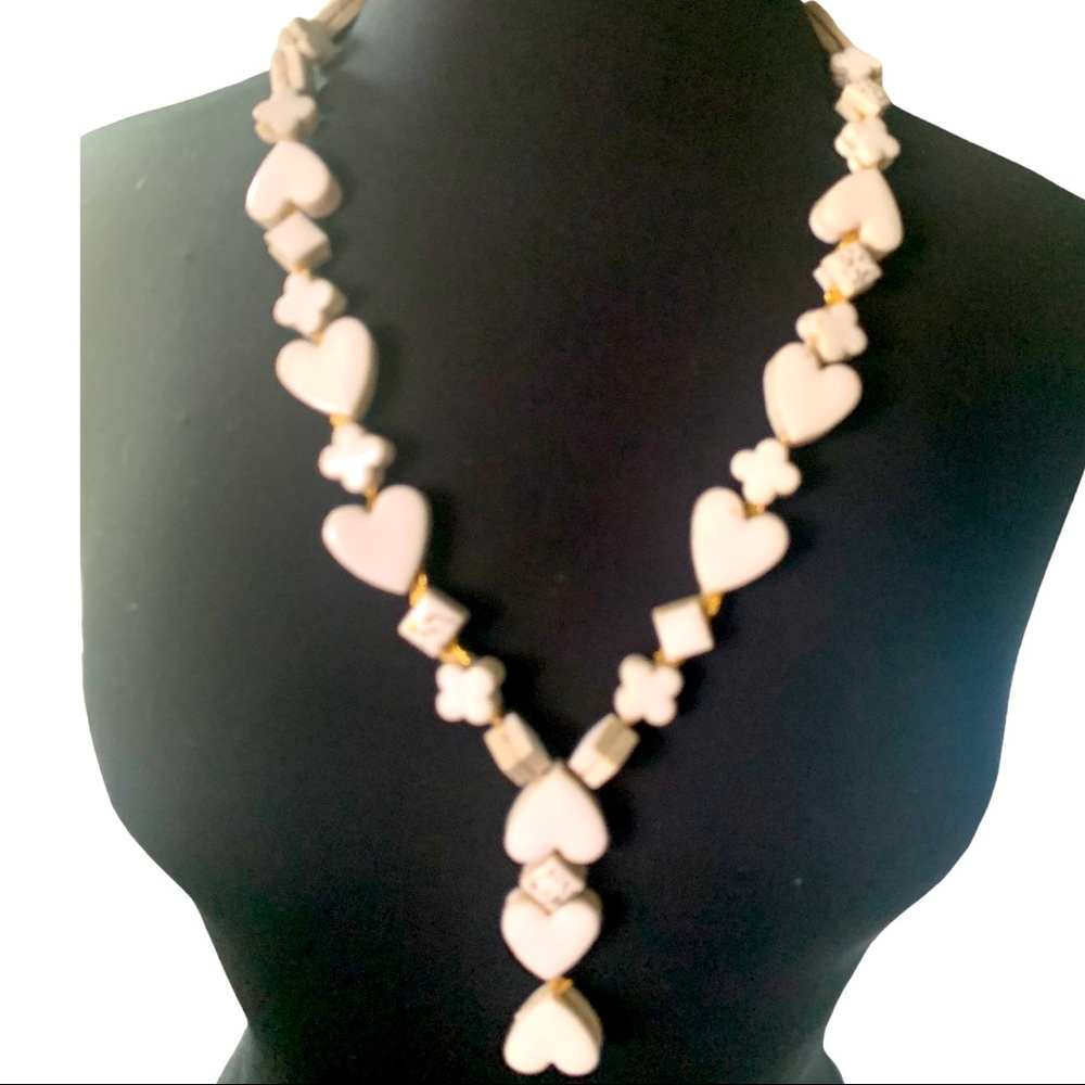 Necklace heart tiles